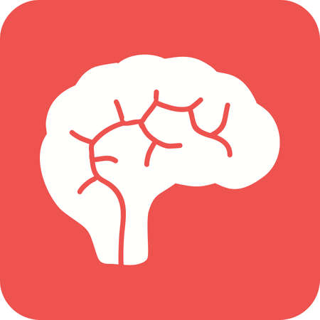 Brain, neurology, neuro icon vector image. Can also be used for healthcare and medical. Suitable for...