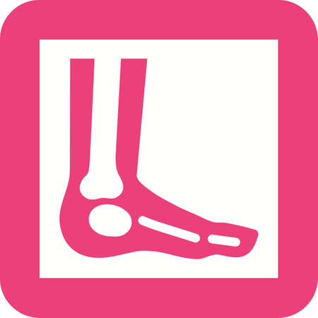 Foot, xray, foot xray, ankle icon vector image. Can also be used for healthcare and medical. Suitable for mobile apps, web apps and print media.のイラスト素材