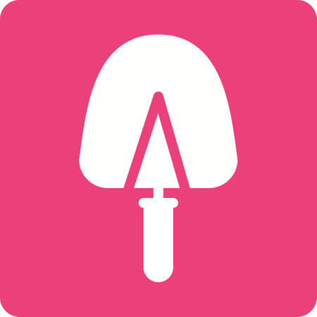Trowel, masonry, gardening icon vector image. Can also be used for construction, interiors and building. Suitable for use on web apps, mobile apps and print media.のイラスト素材