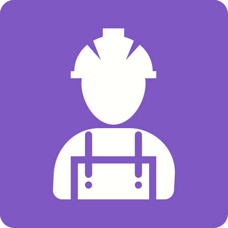 Workers, helmet, site icon vector image. Can also be used for construction, intertiors and building. Suitable for use on web apps, mobile apps and print media.のイラスト素材