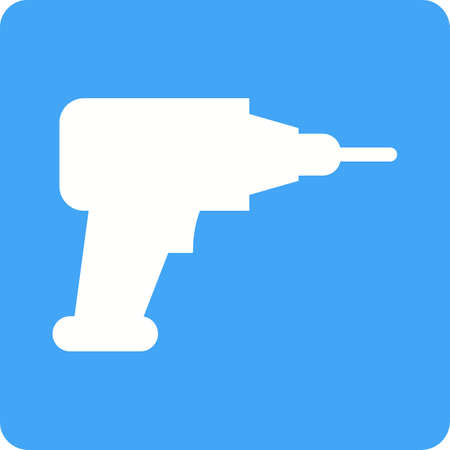 Drill, drill machine, jackhammer icon vector image. Can also be used for construction, interiors and building. Suitable for use on web apps, mobile apps and print media.のイラスト素材