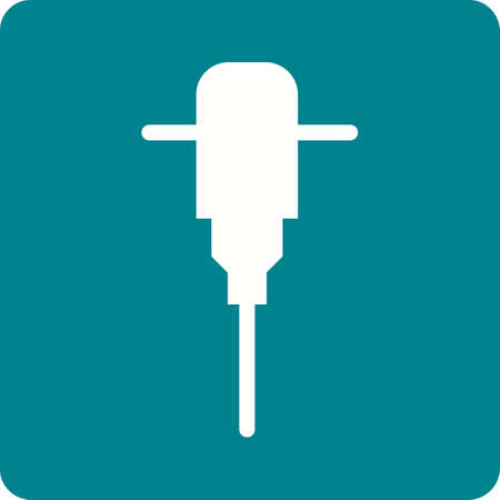 Hammer, jack, jackhammer icon vector image. Can also be used for construction, interiors and building. Suitable for use on web apps, mobile apps and print media.のイラスト素材