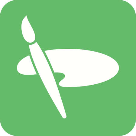 Themes, display, colors icon vector image. Can also be used for mobile apps, phone tab bar and settings. Suitable for use on web apps, mobile apps and print mediaのイラスト素材