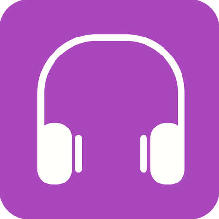 Headphones, music, computer icon vector image. Can also be used for computer and hardware. Suitable for use on web apps, mobile apps and print media.のイラスト素材