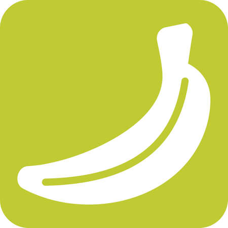 Fruit, bananas, fresh icon vector image. Can also be used for eatables, food and drinks. Suitable for use on web apps, mobile apps and print mediaのイラスト素材