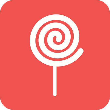 Candy, cane, stick icon vector image. Can also be used for sweets and confectionery. Suitable for use on web apps, mobile apps and print media.のイラスト素材