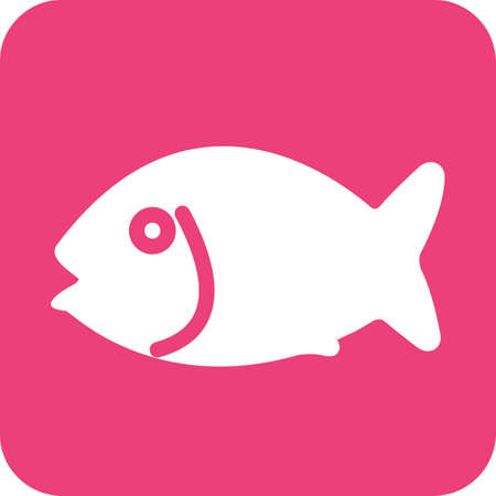 Fish, seafood, fillet icon vector image. Can also be used for eatables, food and drinks. Suitable for use on web apps, mobile apps and print mediaのイラスト素材