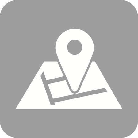 Map, geography, travel icon vector image. Can also be used for mobile apps, phone tab bar and settings. Suitable for use on web apps, mobile apps and print mediaのイラスト素材