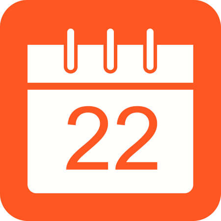 Plan, date, organizer icon vector image. Can also be used for mobile apps, phone tab bar and settings. Suitable for use on web apps, mobile apps and print mediaのイラスト素材