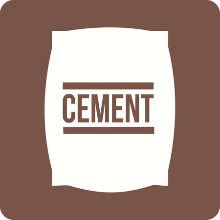 Cement, bag, bags icon vector image. Can also be used for construction, interiors and building. Suitable for use on web apps, mobile apps and print media.のイラスト素材