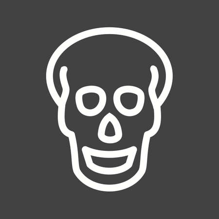 Skull, xray,head,trauma icon vector image. Can also be used for healthcare and medical. Suitable for mobile apps, web apps and print media.のイラスト素材