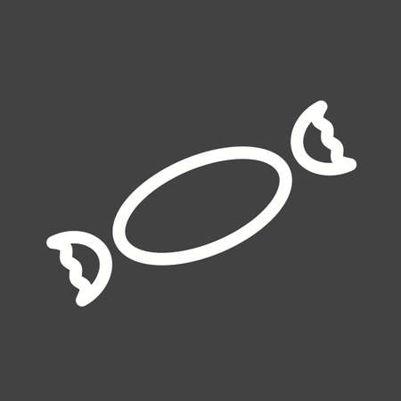 Toffee, caramel, candy icon vector image. のイラスト素材