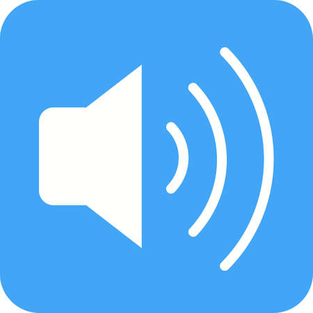 Volume, sound, speaker icon vector image.のイラスト素材