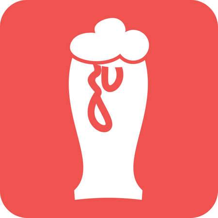 Beer, glass,brewery icon vector image. のイラスト素材