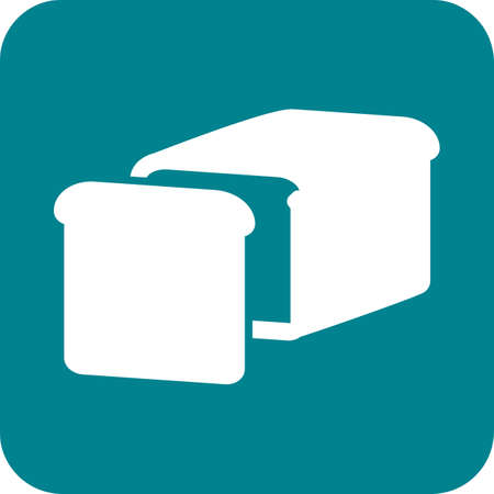 Bread, grain, sliced icon vector image.のイラスト素材