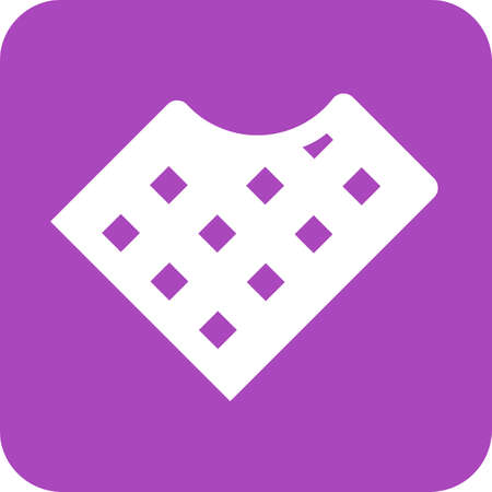 Chocolate, bar, sweet icon vector image.のイラスト素材