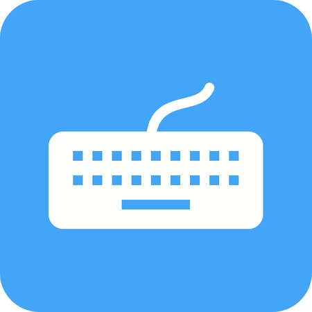 Keyboard, computer, typing icon vector image.のイラスト素材