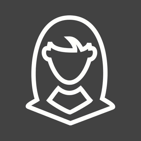 Business, woman, businesswoman icon vector image.のイラスト素材