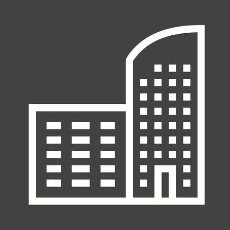 Building, office, home icon vector image. Can also be used for construction, interiors and building. Suitable for use on web apps, mobile apps and print media.のイラスト素材