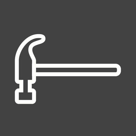 Hammer, sledge, sledgehammer icon vector image. Can also be used for construction, intertiors and building. Suitable for use on web apps, mobile apps and print media.のイラスト素材