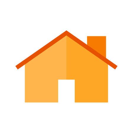 House, home, estate icon vector image. Can also be used for real estate, property, land and buildings. Suitable for mobile apps, web apps and print media.のイラスト素材