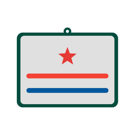 Noticeboard, hoarding, board, noticeicon vector image. Can also be used for Education, Academics and Science. Suitable for use on web apps, mobile apps and print media.のイラスト素材