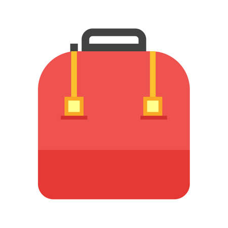Bag, school bag, books icon vector image. Can also be used for education, academics and science. Suitable for use on web apps, mobile apps and print media.のイラスト素材