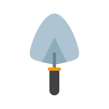 Trowel, masonry, gardening icon vector image. Can also be used for construction, interiors and building. Suitable for use on web apps, mobile apps and print media.のイラスト素材