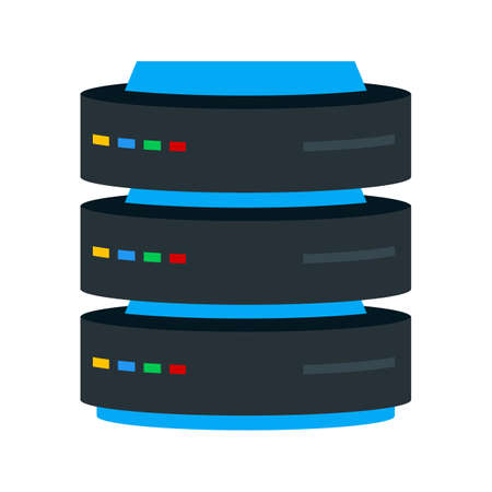 Storage, mobile, serve icon vector image. Can also be used for mobile apps, phone tab bar and...