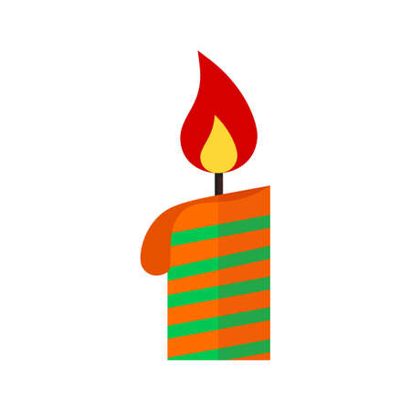 Candle, christmas, party icon vector image.Can also be used for christmas, celebrations, observances and holidays.Suitable for use on web apps, mobile apps and print media.のイラスト素材