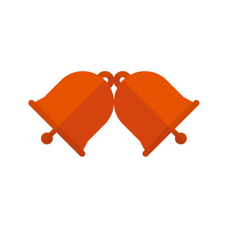 Bell, christmas, alarm icon vector image.Can also be used for christmas, celebrations, observances and holidays. Suitable for use on web apps, mobile apps and print media.のイラスト素材