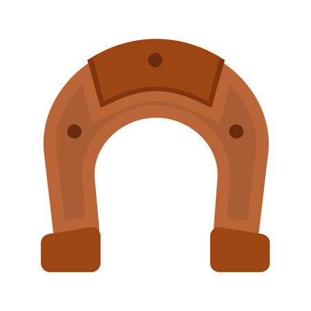 Horse, christmas, shoe icon vector image.Can also be used for christmas, celebrations, observances and holidays. Suitable for use on web apps, mobile apps and print media.のイラスト素材