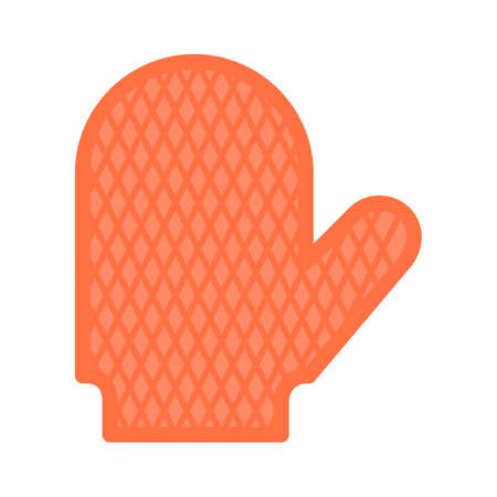 Baking glove, glove, cooking icon vector image. Can also be used for eatables, food and drinks. Suitable for use on web apps, mobile apps and print mediaのイラスト素材