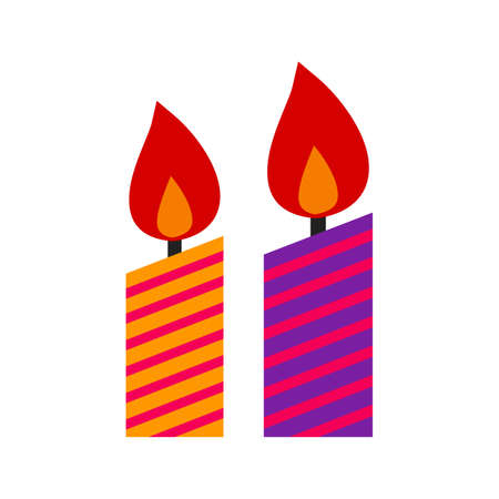 Candle, christmas, party icon vector image.Can also be used for christmas, celebrations, observances and holidays. Suitable for use on web apps, mobile apps and print media.のイラスト素材