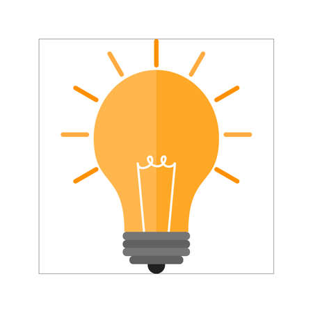 Bulb, electric, idea, promotion icon vector image. Can also be used for seo, digital marketing, technology. Suitable for use on web apps, mobile apps and print media.のイラスト素材