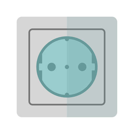 Socket, plug, outlet icon vector image. Can also be used for energy and technology. Suitable for web apps, mobile apps and print media.のイラスト素材