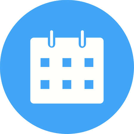 Calendar, month, year icon vector image. Can also be used for business, finance and accounts. Suitable for web apps, mobile apps and print media.のイラスト素材