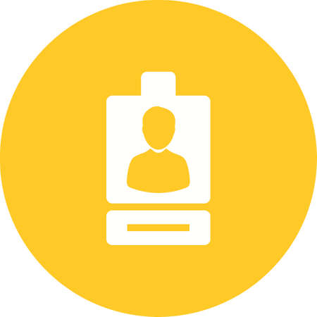Card, identity, business icon vector image. Can also be used for business, finance and accounts. Suitable for web apps, mobile apps and print media.のイラスト素材