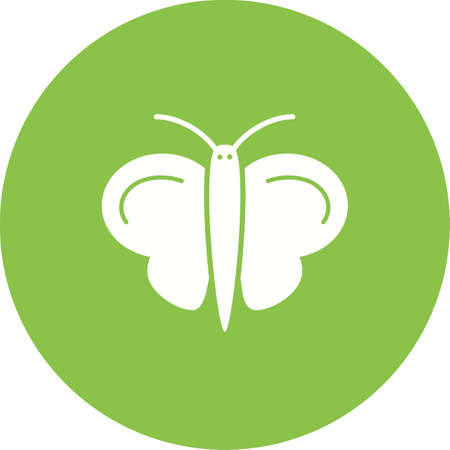 Butterfly, insect, beautiful icon vector image.Can also be used for easter, celebration, observances and holidays. Suitable for mobile apps, web apps and print media.のイラスト素材