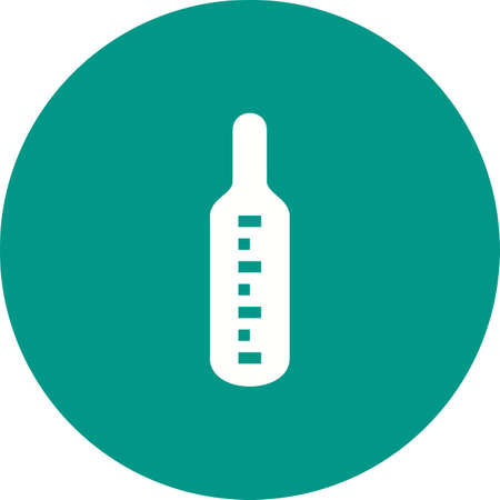 Thermometer, temperature, mercury icon vector image. Can also be used for healthcare and medical....