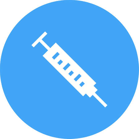 Syringe, needle, injection icon vector image. Can also be used for healthcare and medical. Suitable for mobile apps, web apps and print media.のイラスト素材