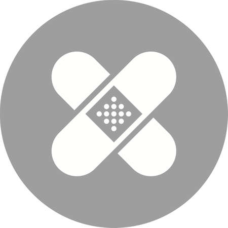 Band, aid, medical, bandage icon vector image. Can also be used for healthcare and medical. Suitable for mobile apps, web apps and print media.のイラスト素材