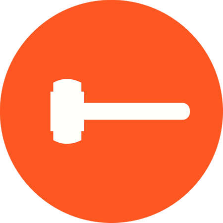 Hammer, sledge, sledgehammer icon vector image. Can also be used for construction, intertiors and building. Suitable for use on web apps, mobile apps and print media.のイラスト素材