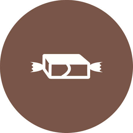 Toffee, caramel, candy,icon vector image. Can also be used for Sweets and Confectionery. Suitable for use on web apps, mobile apps and print media.のイラスト素材
