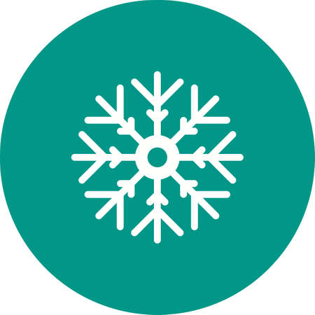 Snowflake, cold, ice icon vector image.Can also be used for christmas, celebrations, observances and holidays. Suitable for use on web apps, mobile apps and print media.のイラスト素材