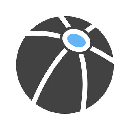 Ball, sport, play icon vector image. Can also be used for summer, recreation and fun. Suitable for use on mobile apps, web apps and print media.のイラスト素材