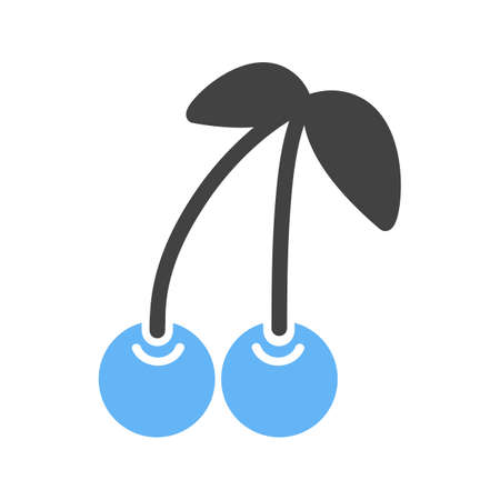 Cherry, christmas, food icon vector image.Can also be used for christmas, celebrations, observances and holidays. Suitable for use on web apps, mobile apps and print media.のイラスト素材