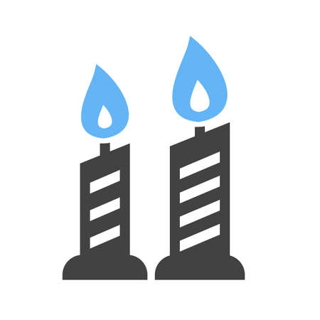 Candle, christmas, party icon vector image.Can also be used for christmas, celebrations, observances and holidays. Suitable for use on web apps, mobile apps and print media.のイラスト素材