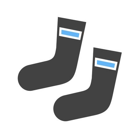 Socks, winter, christmas icon vector image.Can also be used for christmas, celebrations, observances and holidays. Suitable for use on web apps, mobile apps and print media.のイラスト素材