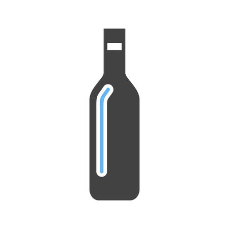 Bottle, drink,water icon vector image.Can also be used for valentine, love, observances and holidays. Suitable for mobile apps, web apps and print media.のイラスト素材